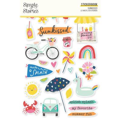 Simple Stories Sunkissed Sticker - Sticker Book
